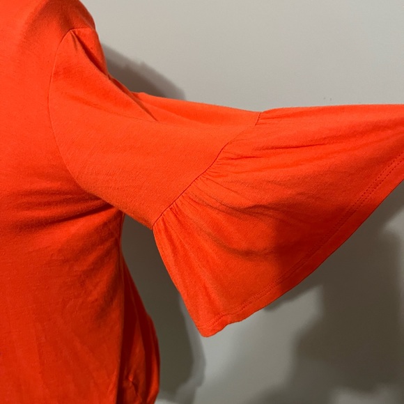 Clemson Ladies T-Shirt from Gameday Couture w/ Ruffled Sleeves - Size Medium - Picture 5 of 11